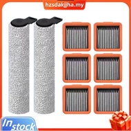 8PCS for  D100 / D100 PRO / D500 / D500 PRO Wireless Vacuum Cleaner Spare Parts Roller Brush HEPA Fi