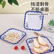 【mufen493.my】 一次性家用吐骨碟烧烤聚会方圆形小纸盘子餐桌垃圾渣盘吐骨头碟子z 【0509GT8hi4In0】