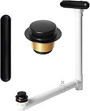 Slotted Overfh Drain with Toe-Tap Stopper, Compatible with KOHLER Elevance/Archer/Underscore/Rêve/Pa