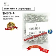 Plain Fork Y CableSkun SNB 2-4 Cable 1.5~2.5m Bolt 4mm SL.