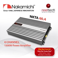 Nakamichi NKTA60.4 Car Amplifier 1500 Watts 4 Channel High Power Amplifier | Amplifier Kereta | AMP | NKTA 60.4