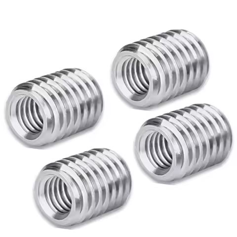 led M10X1 Inner Outer Threaded Hollow Tube Coupler Conveyer Sliver Adapter Screw M10 to M12/M14 ,M8 