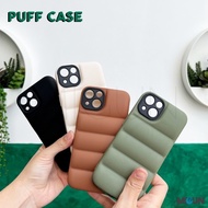 (2) puff case - softcase fullcover - for iphone 12 13 11 pro mini