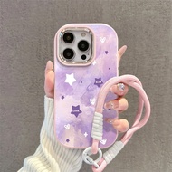 Realme Case+gelang Case Silikon Star Casing case Realme C71 C75 C65 C63 C61 C21 C15 C2 C1 C67 C55 C3