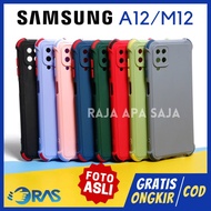 Soft Case SAMSUNG A12 M12 Anticrack Samsung Galaxy A 12 M 12 Bumper