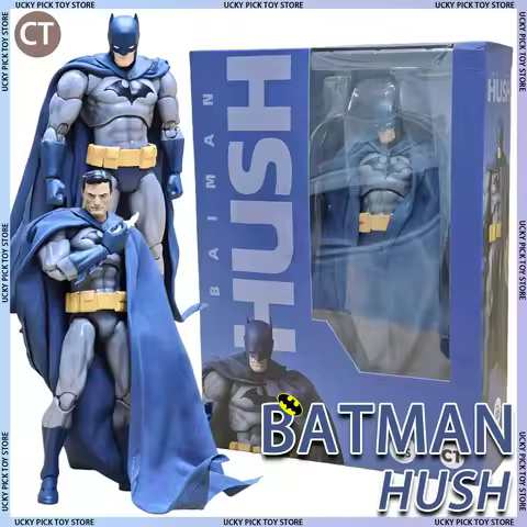 CT Toys Batman Hush Mafex 105 Black Blue Version BatMan Anime Action Figures Collectible Model Statu