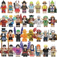 X0356 ชิ้นส่วนตัวละครการ์ตูนเรื่อง One Piece UsoPur UsoGor D Robin SoraLan ของเล่นตัวประกอบแบบโมเดลส