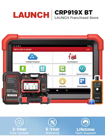 LAUNCH X431 CRP919X BT Diagnostic Tools OBD2 Scanner Automotive Code Reader ECU Coding Diagnosis OBD