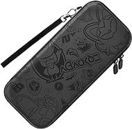 FUNLAB Switch Case Compatible with Nintendo Switch/OLED for Pokemon Fans, Portable Switch Carrying Case with 10-Game-Card Slots &amp; Accessories Storage- Black