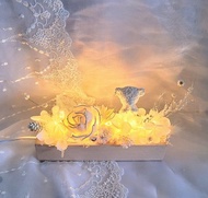 獨家款 擴香石/索拉/乾燥花/永生花香薰燈 DIY材料包 婚禮小物