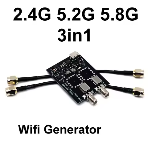 3in1 2.4Ghz 5Ghz 5.8Ghz VCO Generator WiFi Bluetooth sweep signal source FOR 2.4G 5G 5.8G WiFi camer