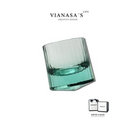 VIANASA'S High-End K9 Personalized Top Rotating Tumbler Top Wine Glass Crystal Glass Light Luxury Gi