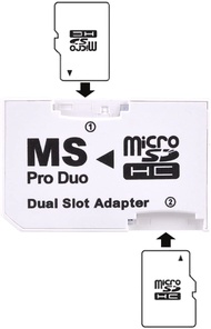 ตัวแปลงเมม PSP Micro SD Card เป็น Memory Stick Pro Duo PSP (Adaptor แปลง Micro SD PSP)(Micro SD Adap
