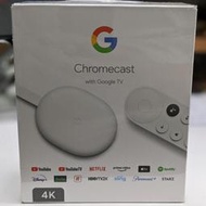 [現貨 | 快速出貨] 全新Chromecast with Google TV 4K(紅/藍) HD白