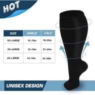 Amazon Wholesale In-Stock Plus Size Fat Compression Calf Socks