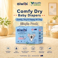 Aiwibi Comfy Dry Baby Diaper Tape / Pants (1 Pack) 1.8mm Ultra Thin