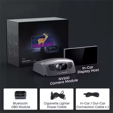 NV500 Thermal Camera for Car 546Yards Anti-glare Night Vison Car Camera 384*288 X³IR OLED Display Ca