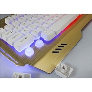 Machinery Touch Sense Metal Wire Drawing E-Sport Gaming Keyboard