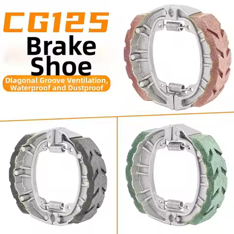Motorcycle Brake Shoe Brake Pad Metal Drum Brake Shoes Block For CG125 For GY6 125 JH70 110 Electric