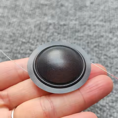 2PCS 1" inch Dome Tweeters Voice Coil Silk Diaphragm 28 Core Two Side Wires Treble Speaker Repair 4O