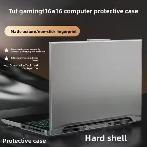 For 16inch ASUS TUF Gaming A16 F16 2026/25 FX608 FA608 Laptop Transparent Case Hard Shell Scratch re