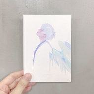 Alice Hobbey Mirror姜濤 單面水彩人像插畫明信片 Postcard