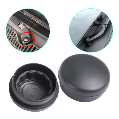 2Pcs Auto Car Plastic Front Windscreen Wiper Arm Nut Cap Bolt Rocker Cover for Skoda Octavia MK1 1U 