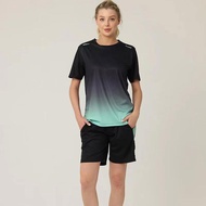 Summer Sports Short SleevedT-shirt+ Women Drawstring Shorts Korean Women 2-piece Set Women Top/Short