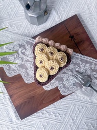 【香蕉】生果撻水果蛋糕鉤針鈎織編織小袋掛飾收納小包零錢包