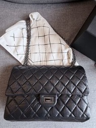 CHANEL Black 2.55 Reissue Classic Calfskin Leather Flap Bag