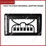 7 Inch To 9 Inch Universal Adapter Frame Car Radio Stereo Android GPS MP5 Player Transparent Fascia