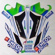 Yamaha r15 2017 movistar motorcycle sticker Striping biru