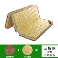 HY/🍉Folding Mattress  Coconut Palm Fiber Mattress Hard Cushion Palm Mattress Foldable Mattress1.5Rice1.8Beige Economical