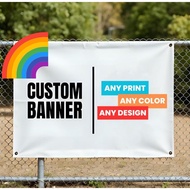 Custom Outdoor Banner | Full Color Any Size Design Print for Events Shops - SG Fast Delivery
