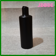 JDBDE 300Ml 500Ml แชมพูเปล่าภาชนะพลาสติกพร้อมฝาปิดแผ่นดิสก์, ขวดอ่อน HDPE สีดํา, บรรจุภัณฑ์เครื่องสํ