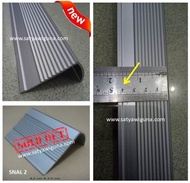 BERKUALITAS Stair Nosing Alumunium / Step Nosing Alumunium / Antislip / SNAL 2