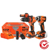 ชุดสว่านกระแทกและไขควงกระแทกไร้สาย 20V INF-IMDID-422CK (50295) PUMPKIN