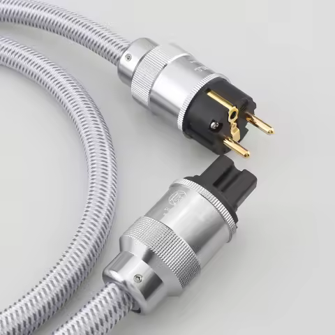 High End JP Krell Hifi Power Cord US/ EU/ AU AC Audiophile Power Cable Hi Fi Schuko Cable High Quali