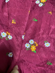 1m9 x 1m5 vải lụa gấm hoa sang may áo dài bộ váy đầm (X14)