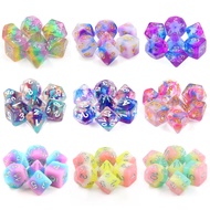 Dice Set of 7 | For DnD D&D MTG RPG TRPG Boardgames Board Game Tarot Cards Magic