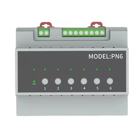 Tuya Smart Zigbee 6CH Relay Switch Module Remote Control Appliance Control Module Supports 3-Way Mot