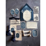 Wedding Invitation Wedding keepsake vows flatlay Wedding card