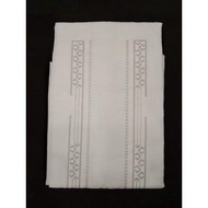 ♞,♘,♙PRECUT EMBROIDERED FABRIC Gusot Mayaman (#010-I) White