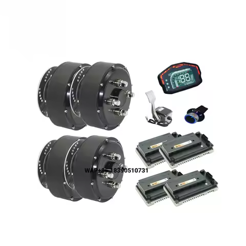 SIAECOSYS/QSMOTOR V3 Car Hub Motor 72V 80KPH Conversion Kit with EM100sp Controller 205 3000W New fo