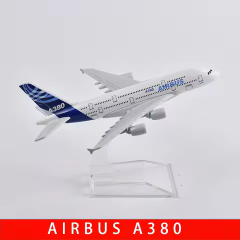 JASON TUTU 16cm Airbus A380 Plane aircraft model Airplane Diecast Metal 1/400 Scale Planes