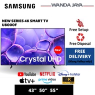 [FAST DELIVERY] Samsung TV U8000F 4K UHD Smart TV (43" / 50" / 55"/ 65") U8000F