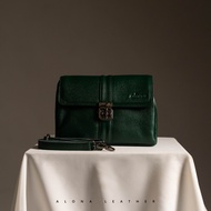 Alona Leather Belleza Slingbag - Tas Selempang Wanita Kulit Sapi Asli FreeĀ RandomĀ Gift