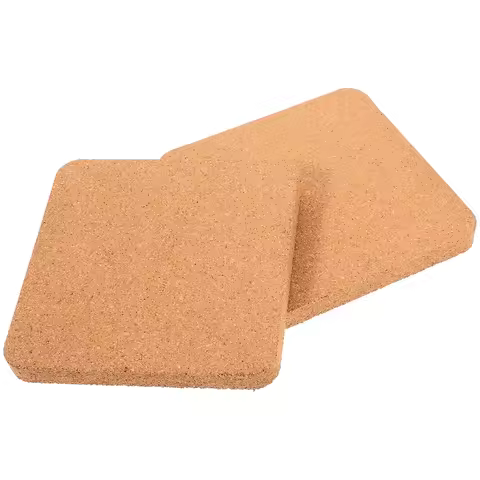 2pcs Cork Boards Thickened 15mm Cork Board 6 Inch Blank Cork Board 15cm Bulletin Board Home Message