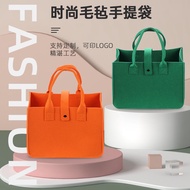 New Felt Handbag Storage Bag Shopping Bag Large Capacity Women Bags Christmas Gift Bag CustomizableL