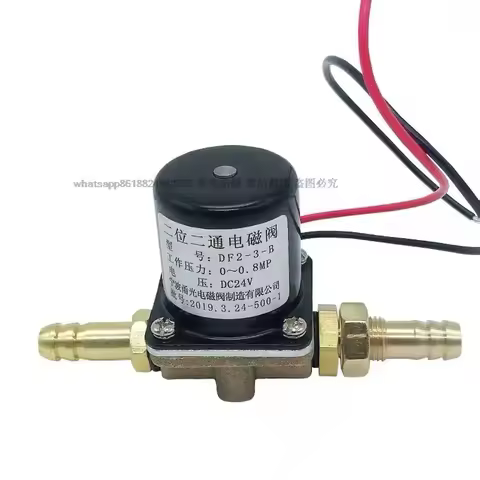Two-position Two-way Solenoid Valve DF2-3-B DF2-3-C Argon Gas Welding Machine M14x1.5 M8 Connector D